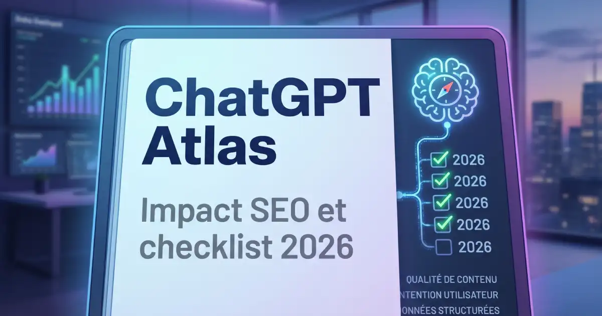 ChatGPT Atlas : impact SEO et checklist d’optimisation 2026